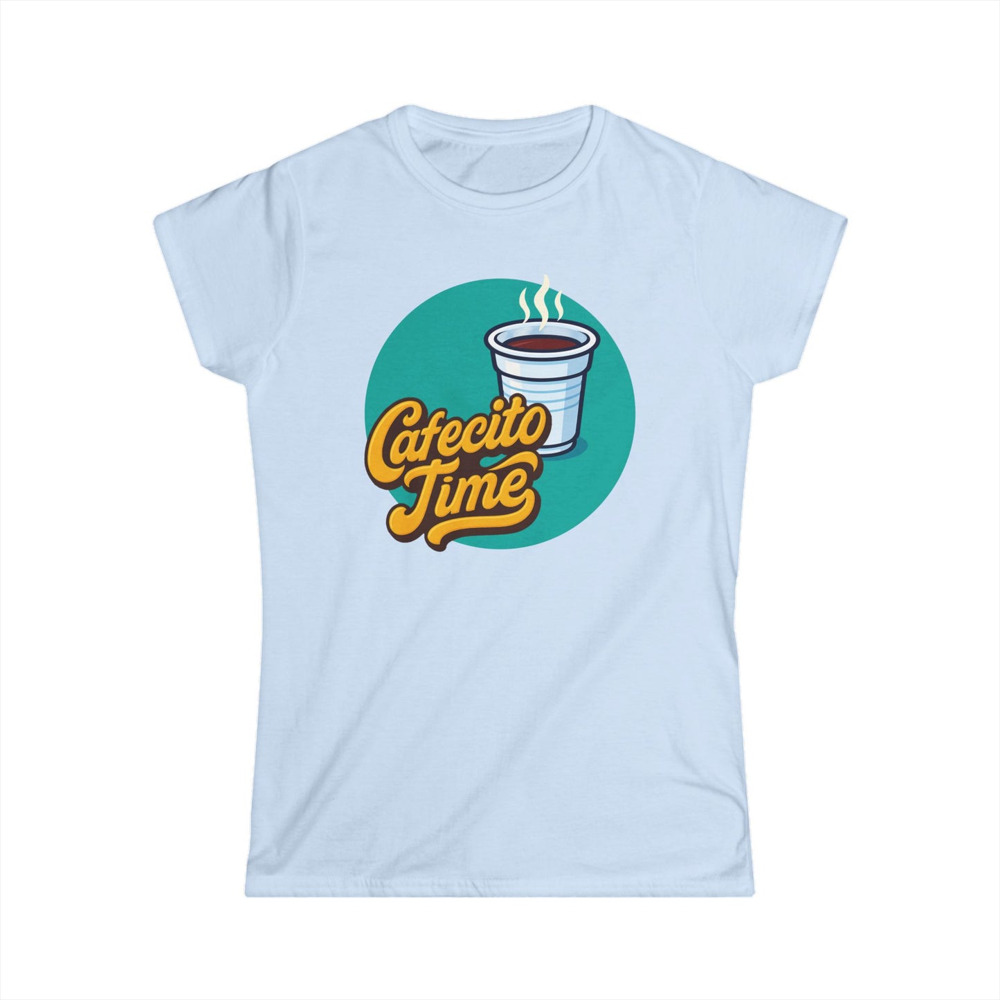 “Cafecito Time” – Edición Pa’ Despertar Softstyle Tee