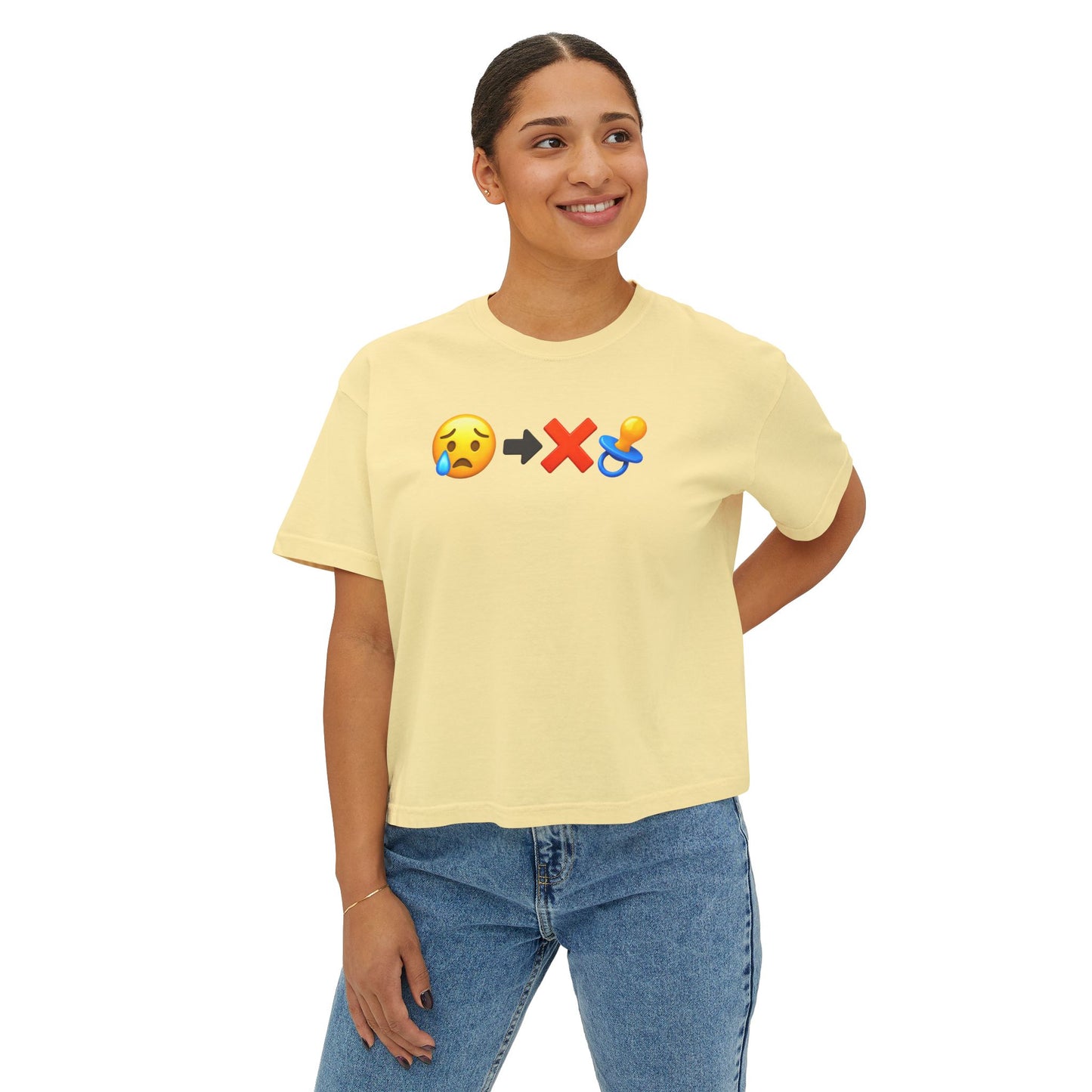 "A llorar que se perdió el tete" – Edición Women's Boxy Tee