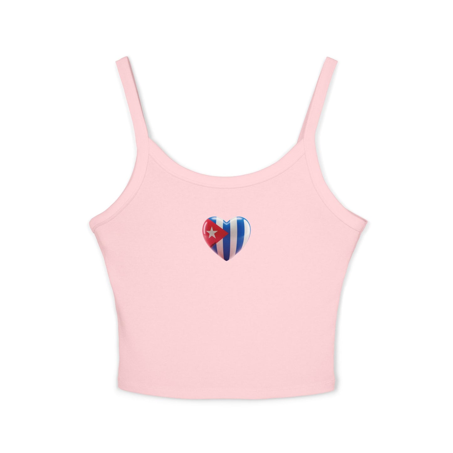 "Bandera Corazon"- Spaghetti Strap Tank Top