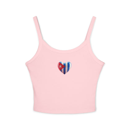 "Bandera Corazon"- Spaghetti Strap Tank Top