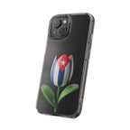 Bandera Cubana en Tulipán- Phone Case