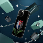 Bandera Cubana en Tulipán- Phone Case
