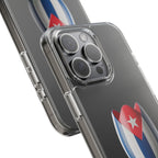 Bandera Cubana en Tulipán- Phone Case