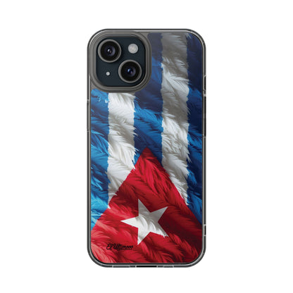 "Bandera de Plumas"- Clear Protection Phone Case