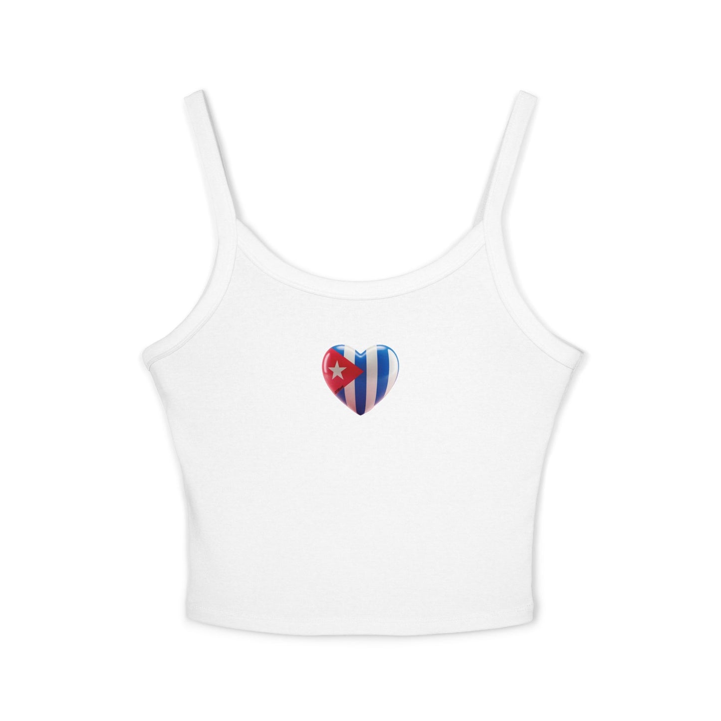 "Bandera Corazon"- Spaghetti Strap Tank Top