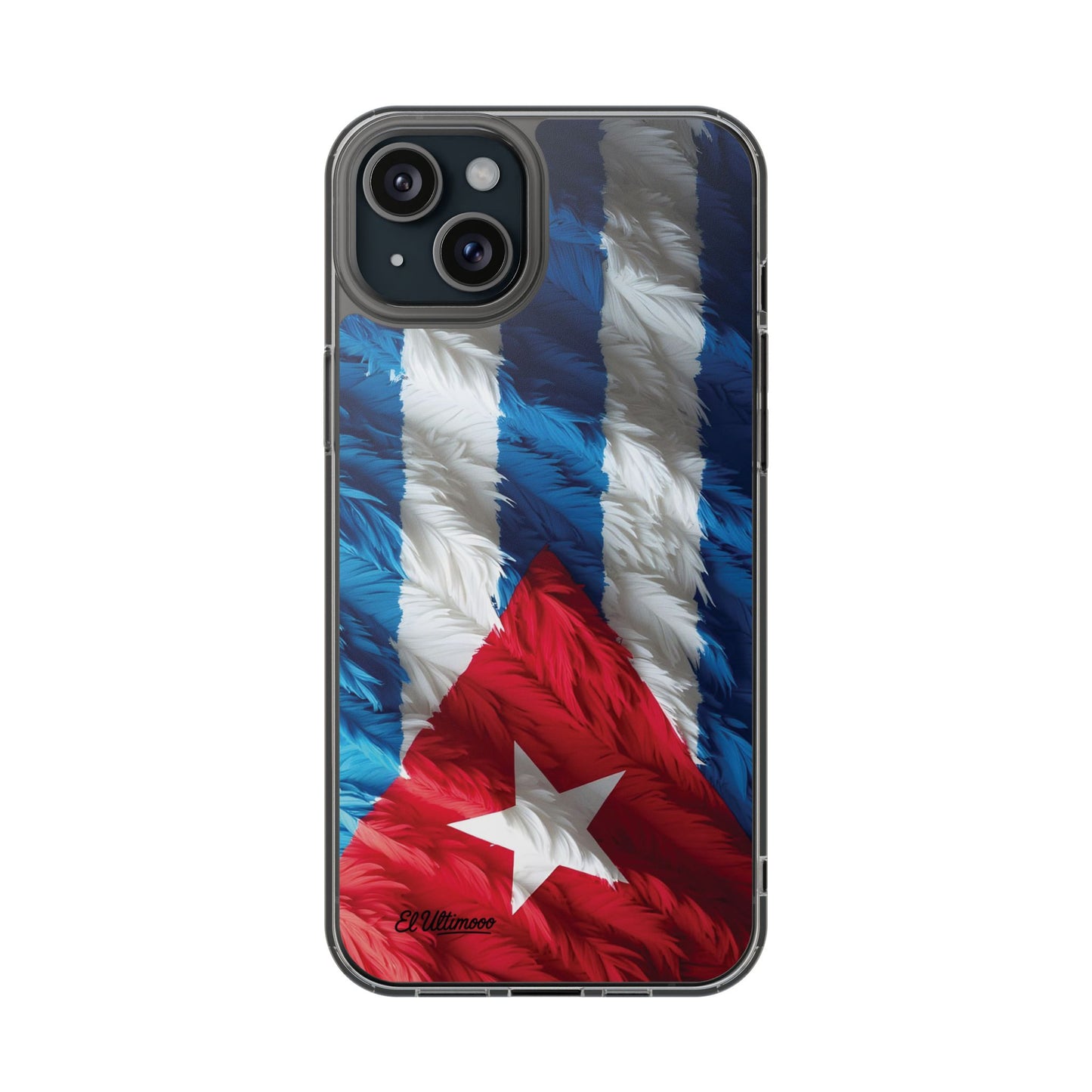"Bandera de Plumas"- Clear Protection Phone Case