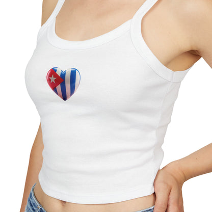 "Bandera Corazon"- Spaghetti Strap Tank Top