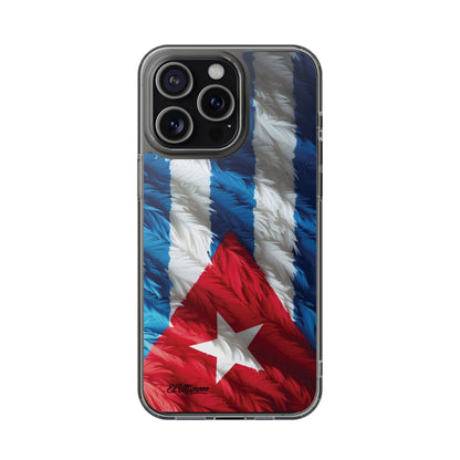 "Bandera de Plumas"- Clear Protection Phone Case