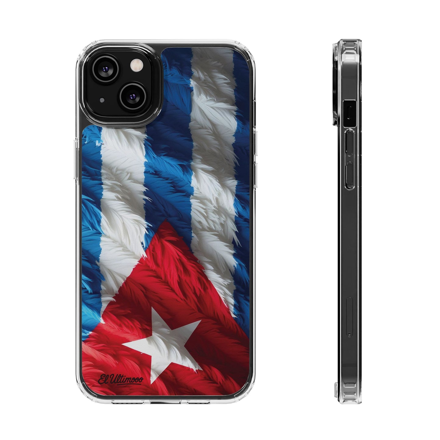 "Bandera de Plumas"- Clear Protection Phone Case