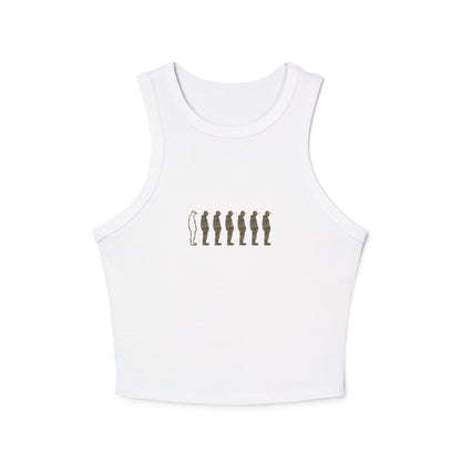 “Fila Permanente” – Uniforme de la Espera Racer Tank Top