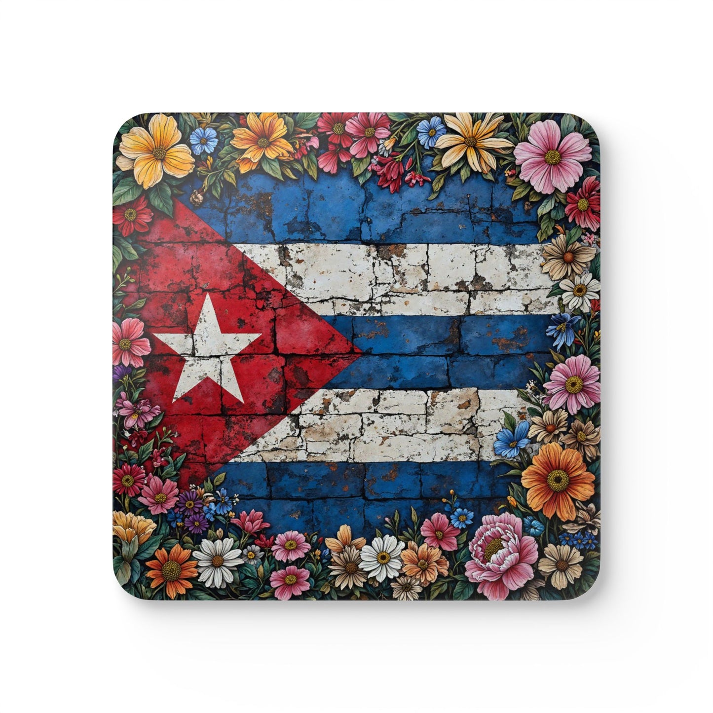 Bandera y Flores – Edición Floral Coaster Set