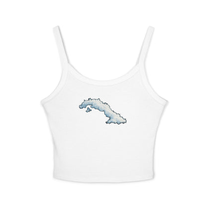 “La Isla Suspendida” – Edición Nubes  Spaghetti Strap Tank Top