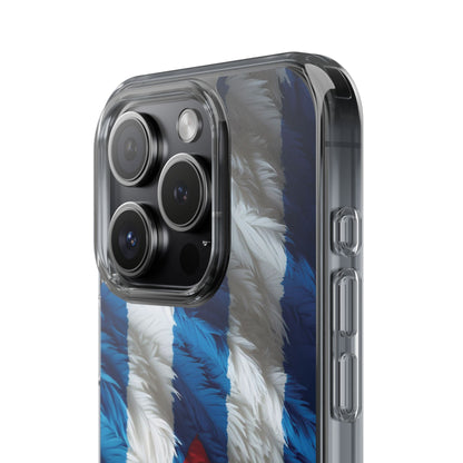 "Bandera de Plumas"- Clear Protection Phone Case