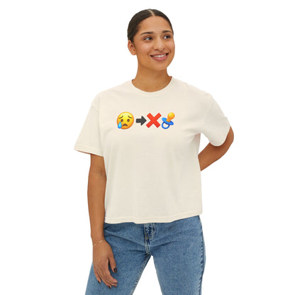 "A llorar que se perdió el tete" – Edición Women's Boxy Tee