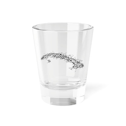 "La Isla" – Edición Alambre de Púas Shot Glass