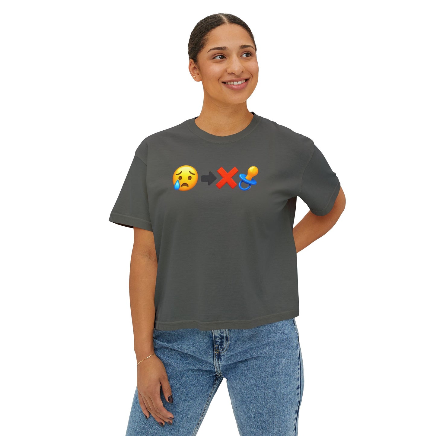 "A llorar que se perdió el tete" – Edición Women's Boxy Tee