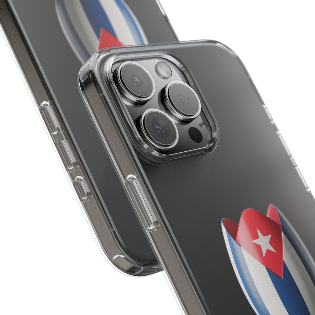Bandera Cubana en Tulipán- Phone Case