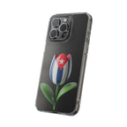 Bandera Cubana en Tulipán- Phone Case