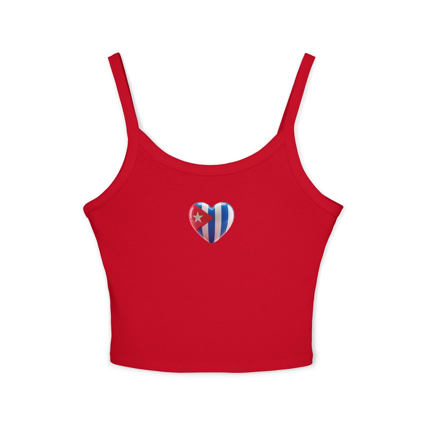 "Bandera Corazon"- Spaghetti Strap Tank Top