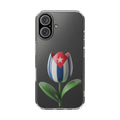 Bandera Cubana en Tulipán- Phone Case