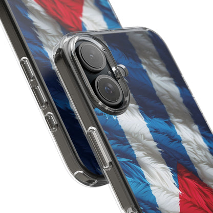 "Bandera de Plumas"- Clear Protection Phone Case
