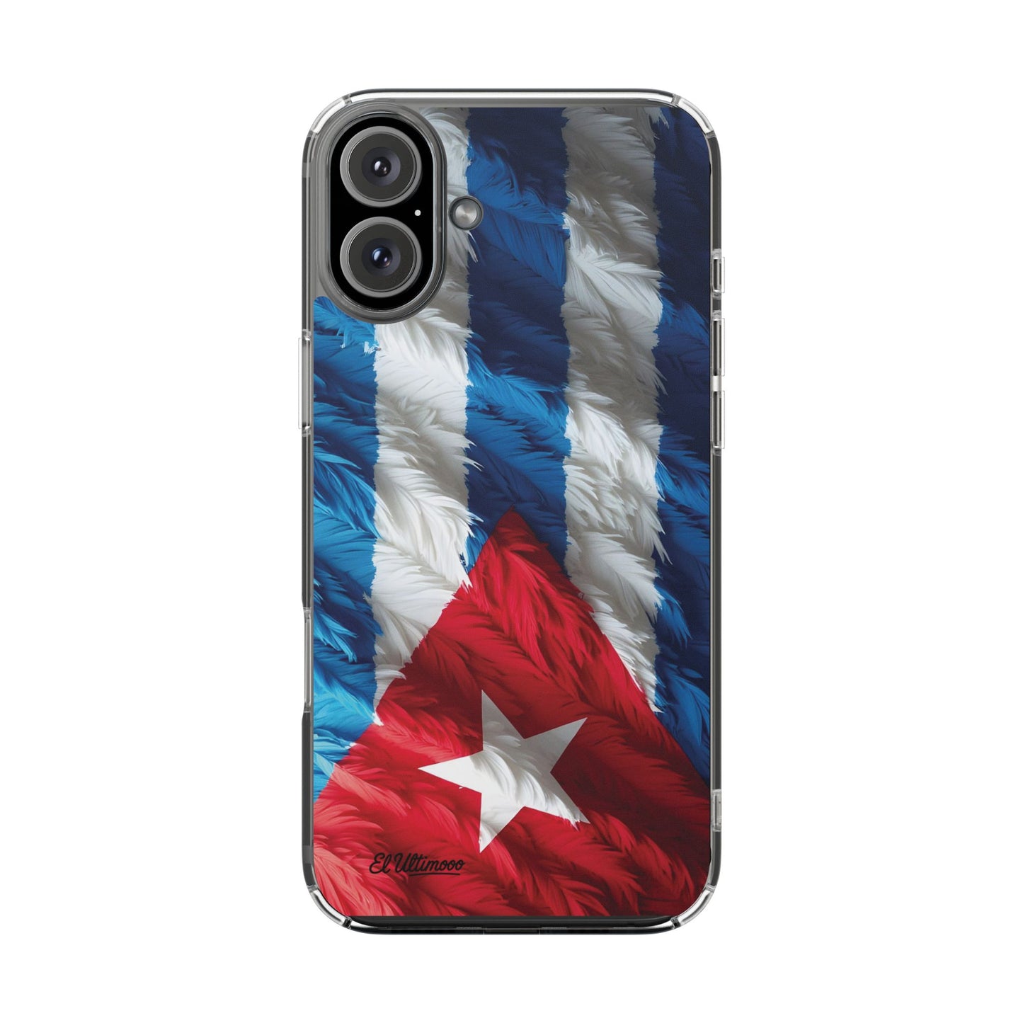 "Bandera de Plumas"- Clear Protection Phone Case