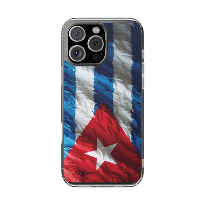 "Bandera de Plumas"- Clear Protection Phone Case