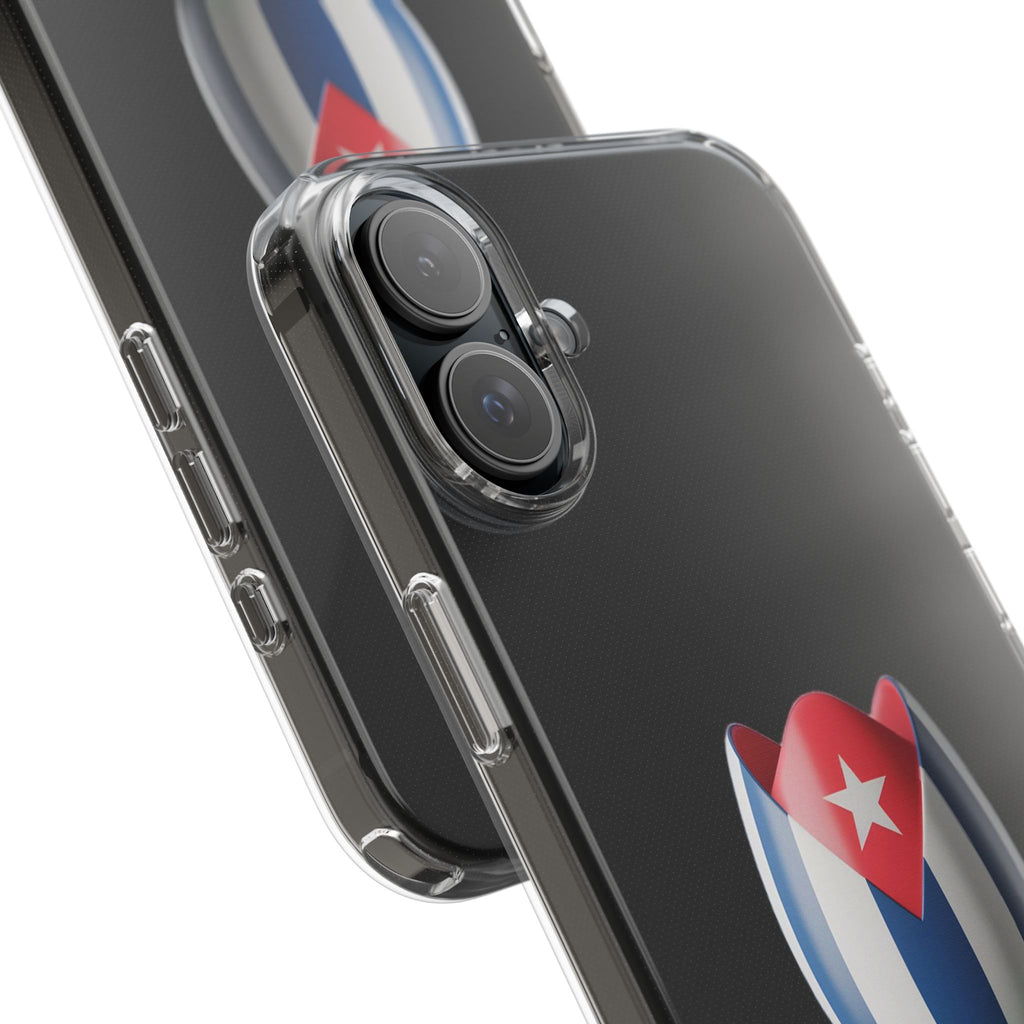 Bandera Cubana en Tulipán- Phone Case