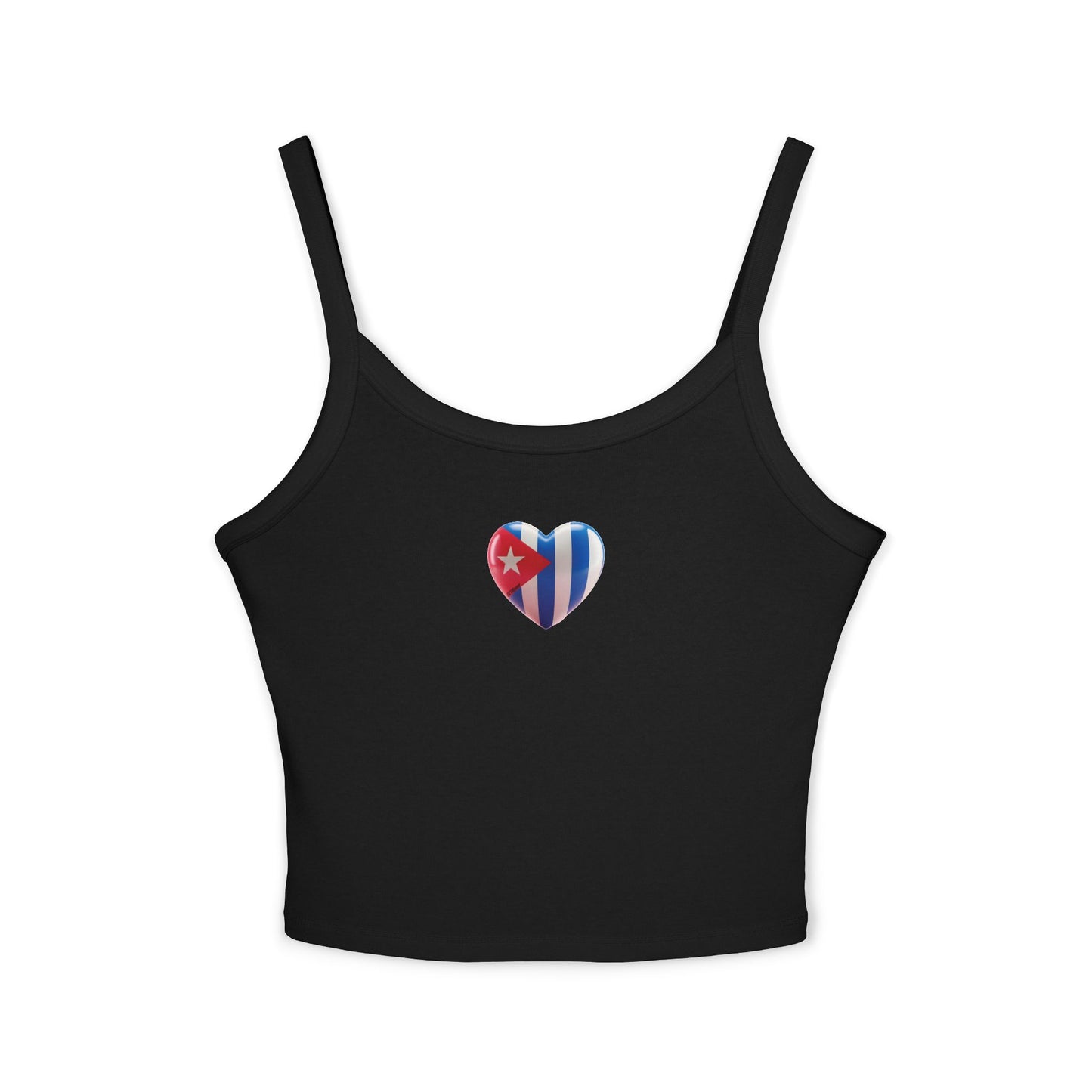 "Bandera Corazon"- Spaghetti Strap Tank Top
