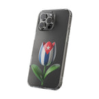Bandera Cubana en Tulipán- Phone Case