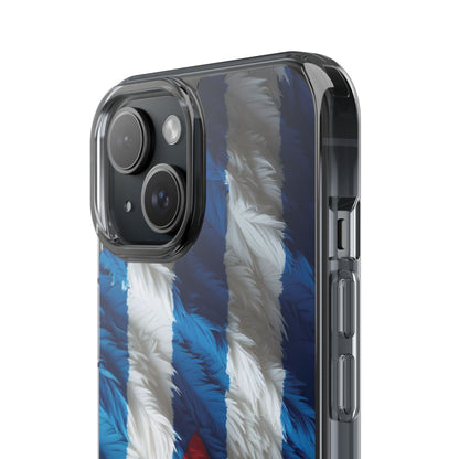 "Bandera de Plumas"- Clear Protection Phone Case