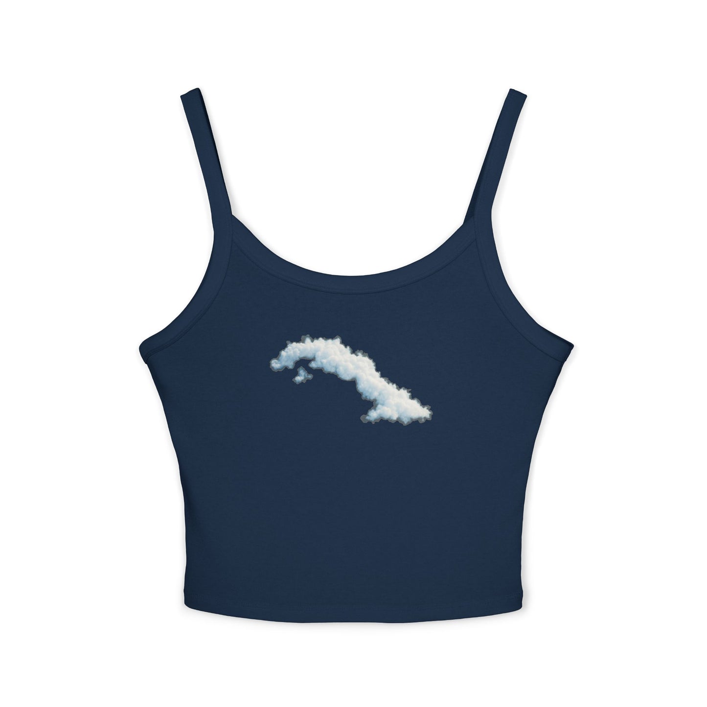 “La Isla Suspendida” – Edición Nubes  Spaghetti Strap Tank Top