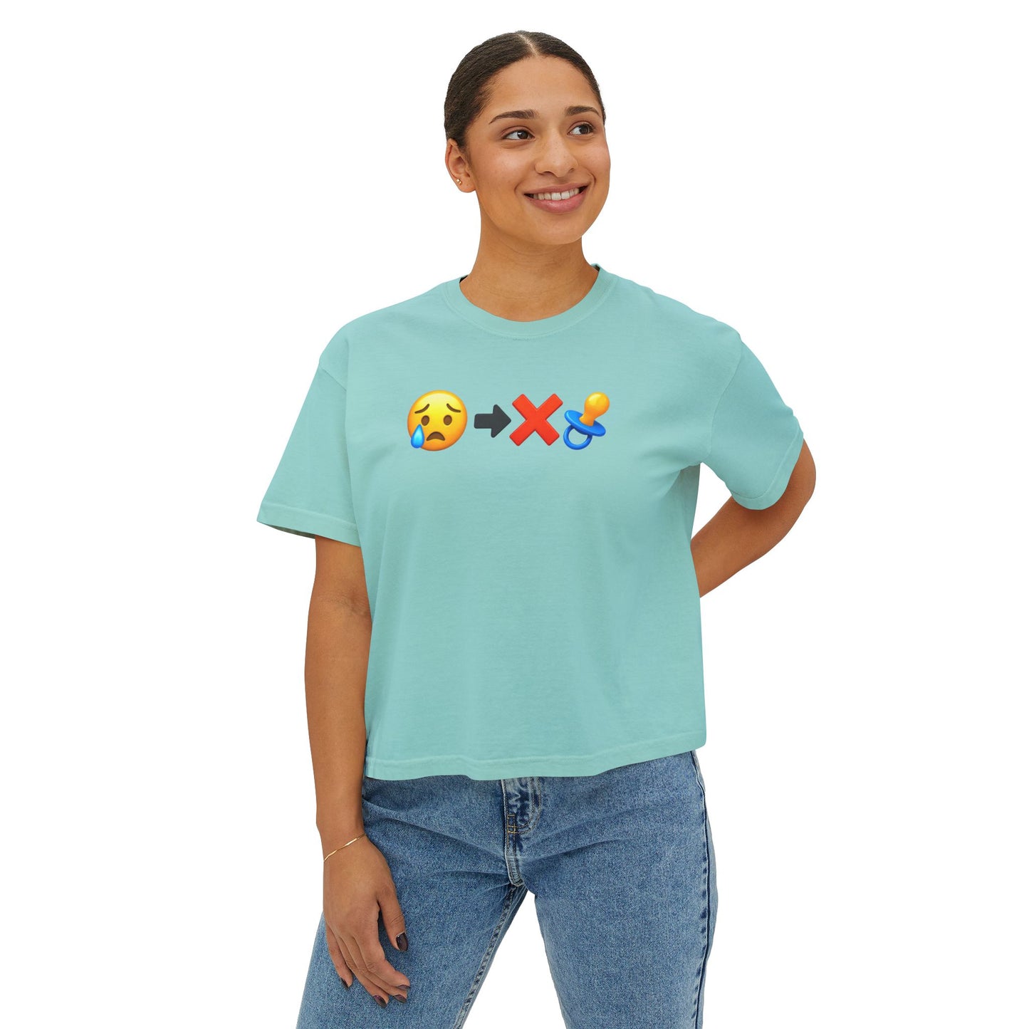 "A llorar que se perdió el tete" – Edición Women's Boxy Tee