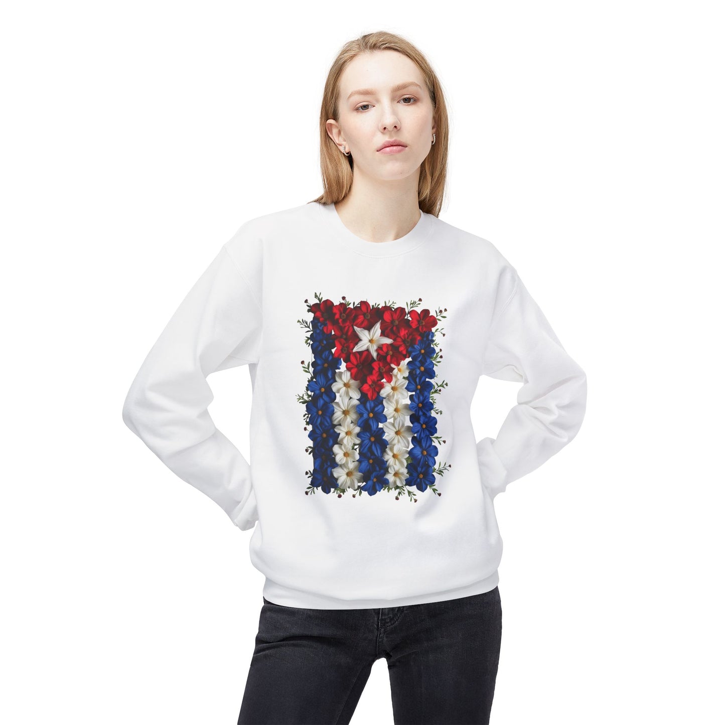 "La Bandera" – Edición Floral Sweatshirt