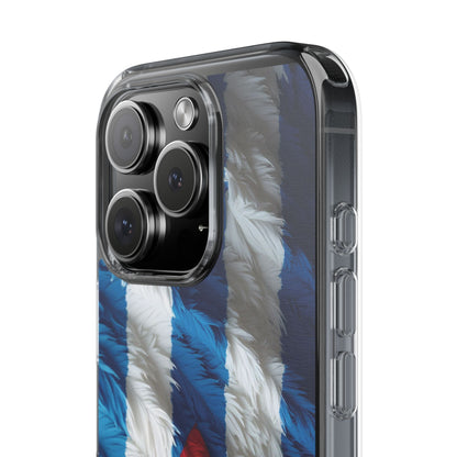 "Bandera de Plumas"- Clear Protection Phone Case